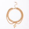 Boho Gold Silver Color Tassel Chain Bracelet Anklet Charms Snake/Starfish/Heart Sexy Leg Ankle On Foot Chain Beach Jewelry - Image 6