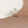 6/8/10mm Stainless Steel Zircon Flower Hoop Earring Small Gold Color Circle Hoops Huggie Piercing Earring Jewelry - Image 23