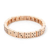 Joldhaf Gold Color Happy Bangle For Women Inlaid Diamond Elastic Bracelets Dice Hand Accessory - Image 14