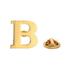 Quality Brass Initial A to Z 26 Letters Pin English Symbol Design Men's Suit Collar Lapel Brooch Pin - Image 3