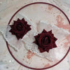 1set Dark Gothic Red Rose Wristband Flowers Mesh Hand Ornaments Fake Sleeve Detachable Lace Wrist Bands Bracelets Accessories - Image 6