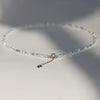 Shiny Cute Faceted Crystal Quartz Beads Necklace Transparent Rhinestone Thin Short Simple Collar Woman Girl Party Jewelry Gift - Image 3
