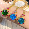 Back Pattern Design, Dazzling Golden Pendant Necklace for Women, and Collar Chain - Image 1