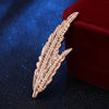 Men Feather Brooch Pin, Vintage Alloy Feather Brooch, Men's Leaf Suit Collar Pin - Image 8