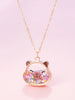 1Pc Cute Kids Capybara Shaker Pendant Necklace Quicksand Sequins Star Charm Necklace for Girls, Friendship Jewelry Set - Image 9