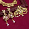 Sunspicems Gold Color Moroccan Jewelry Caftan Brooch Earring Sets For Women Chic Arabic Bridal Ethnic Wedding Party Jewel - Image 5