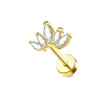 1/9pcs Surgical Steel Helix Earrings for Women Conch Tragus Butterfly Flower Ear Piercing Dainty Jewel - Image 8