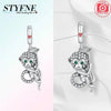 Silver Charms Sika Deer Elk Leopard Lion Monkey Beads Fit Charm Bracelet Making Pendants Gift - Image 10