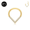 316L Medical Stainless Steel Drop Nose Ring Punk Earrings Men's And Women's Piercing Jewelry Love Heart Septum Ring - Image 8