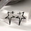 Harajuku Punk Big Star Earring Irregular Hollow Out Alien Metal Pentagram Ear Stud for Women Cool Girl Y2K Jewelry Har - Image 6