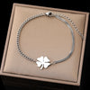 Stainless Steel Bracelets Classic Lucky Clovers Pendant Hip Hop Bracelet For Women Jewelry High-quality Everyday Wear - Image 8