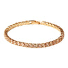 (19 cm 17 cm x 4 mm) Gold Plated Multiple Colors Powder Zirconia Bracelet For Women Jewelry - Image 19