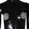 Sexy Nipple Stickers Women Lingerie Metal Rhinestone Breast Bra Nipple Cover Self Adhesive Rhombus Bra Accessories Nipple Covers