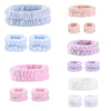 2pcs One Pair Wash Face and Wrist Band Absorb Water Sweat Wiping Bracelet Hairband Moisture Proof Sleeve Wrist Guard - Image 17