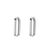 Silver geometric square Earrings Simple Temperament Semale Sexy Jewelry Gift - Image 7
