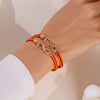 Romantic Infinite Love 8 Infinity Charm Couple Bracelets for Women Men Lucky Red Rope Handmade Bracelets Friendship Jewelry Gift - Image 5