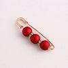 Pearl Brooch Clip with Floral and Colorful Stone Options - Image 10