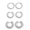 Twisted Hoop Earrings in Gold-Tone or Silver-Tone - Image 11