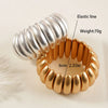 Elegant Chunky Matte Gold Ribbed Bracelet Sculptural Statement Accessory For Womens Everyday And Evening Styling - Image 5