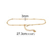 Stainless Steel Anklet Gold Color Round Link Chains On Foot Barefoot Sandals Anklet Bracelet Women Summer Jewelry,1PC - Image 22