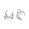 2/12pcs Stainless Steel Ear Cuff Leaf Clip Earrings for Women Climbers No Piercing Fake Cartilage Earring Accessories - Image 21