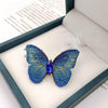 Light Hand Embroidered Gradient Butterfly Brooch Suitable For Women At Romantic Banquets At Tops And Jackets - Image 11