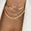 Unisex Snake Chain Choker Necklace Stainless Steel Herringbone 2/3/4/5mm Gold Color Chain Necklace For Women Jewelry - Image 2