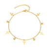 Stainless Steel Foot Chain Anklet Women, Crown/Butterfly/cross/Star Dangle Anklets Adjustable Link - Image 8