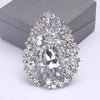 Crystal Water-drop Brooches for Women Vintage Pendant Style Elegant Wedding Pins Party Jewelry Brooch - Image 6