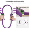 Yoga Pilates Ring Durable Non-Slip Exercise Circle Magic Exercise Circle with Dual Grip for Thigh Pelvic Floor Muscle Training - Image 4