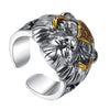 Silver Ring Tiger Rings for Women Wedding Jewelry Engagement Charm Party Gifts Ring - Image 6