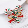 Christmas Brooch Pin Snowman Santa Claus Boot Garland Jewelry Gift Christmas Decoration Brooches - Image 6