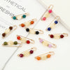 Imitation Pearl and Rhinestone Safety Pin Brooch with Multiple Designs - Image 3