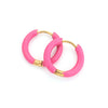 6pcs Colorful Enamel Stainless Steel Earring Hoop For Women Round Circle Huggie Earring Jewelry Supplies - Image 20