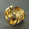 Stainless Steel Rings Signet Protection Amulet Seal of The Seven Archangels Solomon Kabbalah Chunky Stars Ring - Image 3