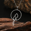 Kitten Cat Pendant Necklace For Women Stainless Steel Cold Color Lovely Cats Animal Neck Chain Jewelry Gift - Image 3