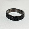 Vintage Black Crystal Elastic Bracelets for Women Bling Rhinestone Stretch Wristband Cuff Bangle Bridal Wedding Jewelry - Image 10