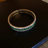 Geometric Zircon Bracelet Bangles For Women Pink Green Cuff Bracelets Weddings Party Jewelry - Image 11