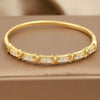 Design Crystal Letter Bangles&bracelets for Women Jewelry Zirconia Cross Geometric Bangles Accessories - Image 11