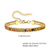 Charms Tennis Bracelet for Women, Cubic Zirconia Chain Bracelet Adjustable,Stainless Steel Miami Link CZ Bangle Gift - Image 12