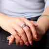 Silver Ring Adjustable Simplicity Student Girlfriend Jewelry Accessories Wedding Party - Image 3