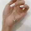 Punk Peach Heart Pendant Earrings for Women Silver Color Simple Geometric Circular Ear Buckle Jewelry Gift - Image 7