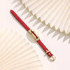 Leather Bracelet for Women Men Adjustable Double Wrap Wristband with Gold Plated Buckle Jewelry Multiple Colors - Image 2