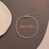 Simple Design Chain Double Anklet, Suitable for Women's Daily Hundred with Accessories Personality Jewelry - Image 5