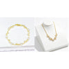 Charm Crystal Leaf Vine Flower Rhinestone Bracelet Necklace Jewelry Sets for Women Girl Party Wedding Jewelry Gift - Image 27