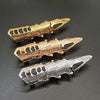 Adjustable Metal Claw Ring with Scrollwork in Bronze or Black - Image 5