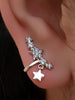 1Pc Geometry Crystal CZ Leaf Clip Earring For Women Without Piercing Punk Vintage Star Ear Cuff Wrap Adjustable Jewelry - Image 18
