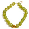 Acrylic Square Beads Chain Necklace Bracelet Bangle Stainless Steel Handmade Jewelry Green Khaki Pink Amber - Image 25