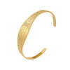 Saint Benedict Bracelet Open Bangle for Women Men Protection Stainless Steel Jewelry Gifts - Image 1
