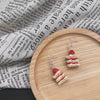 Korean Resin Strawberry Bowknot Drop Earrings for Women Food Simulated Fruit Cup Cake Dangle Earrings Jewelry Accessories - Image 4